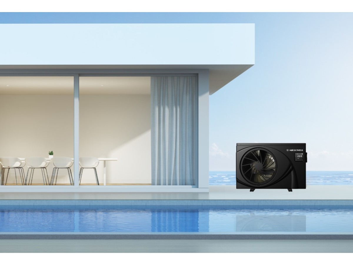 Pompa de căldură pentru piscine HP 900, 1100, 1500 Black Inverter Compact Microwell